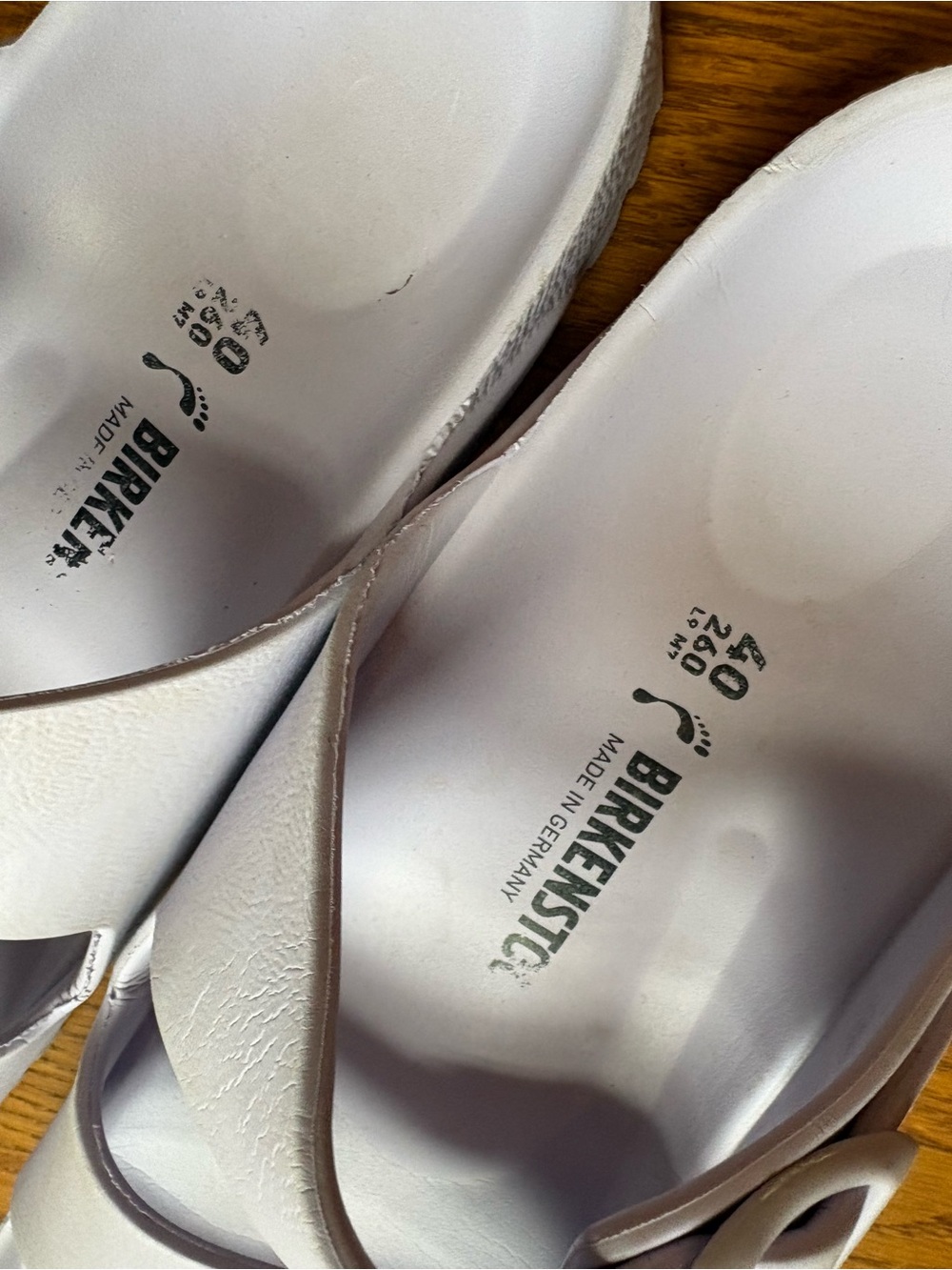 Birkenstock light purple Two-Strap EVA Slide Sandals - Picture 4 of 6